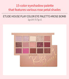 [ETUDE HOUSE] Play Color Eye Palette #Rose Bomb (15 Colors)