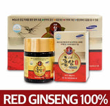 100% PURE Korean Red Ginseng Extract Gold VIP100 Panax 100g × 3ea =300g, Health